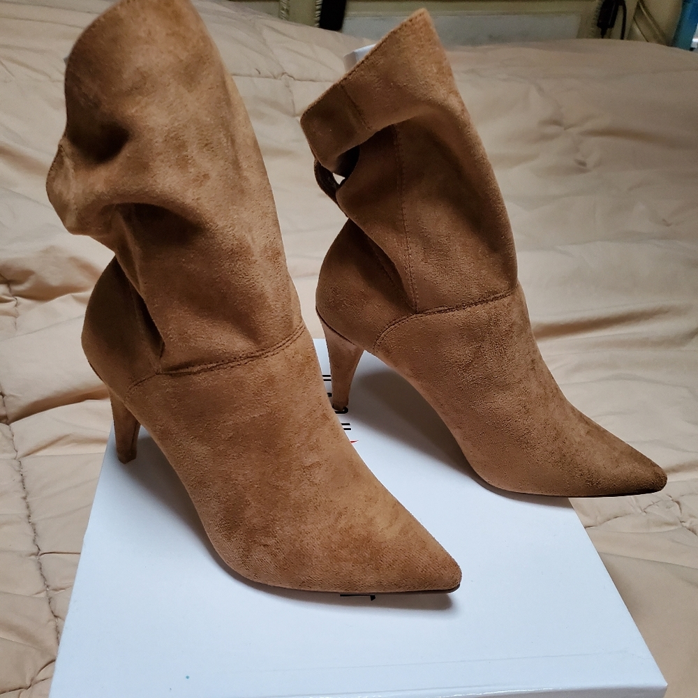 Booties - Tan Fashion Nova